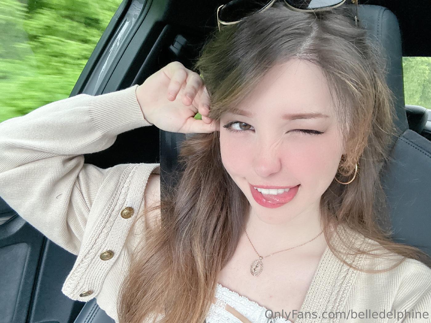 belle delphine casual car selfies onlyfans set leaked rlfhck