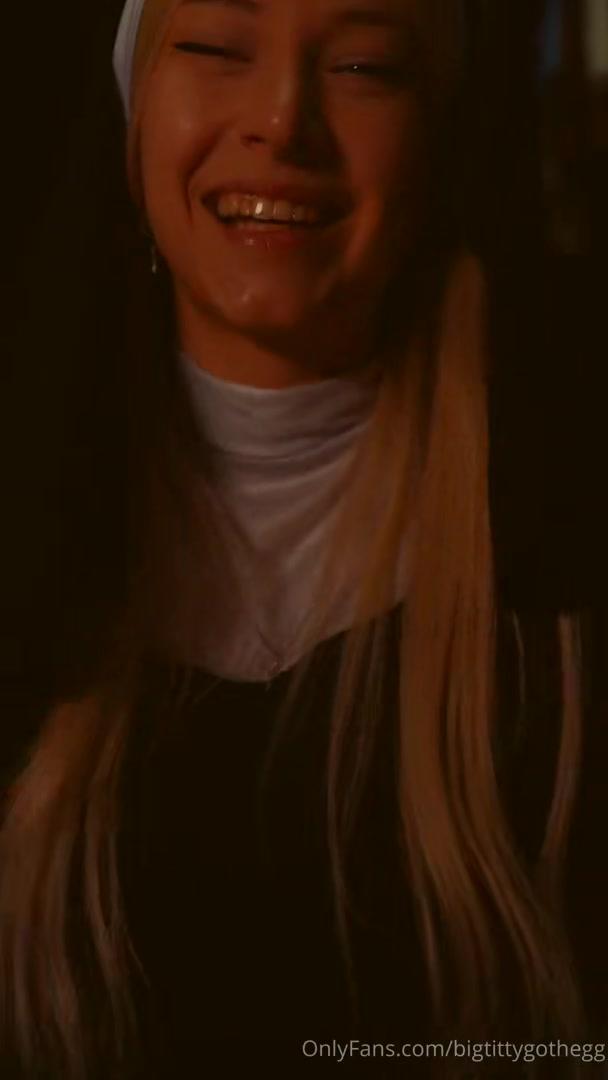 bigtittygothegg blowjob nun role play onlyfans video leaked zbsuyy