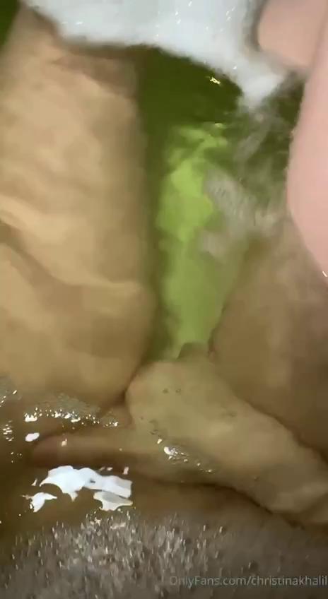 christina khalil bath pussy masturbation onlyfans video leaked kakyfy