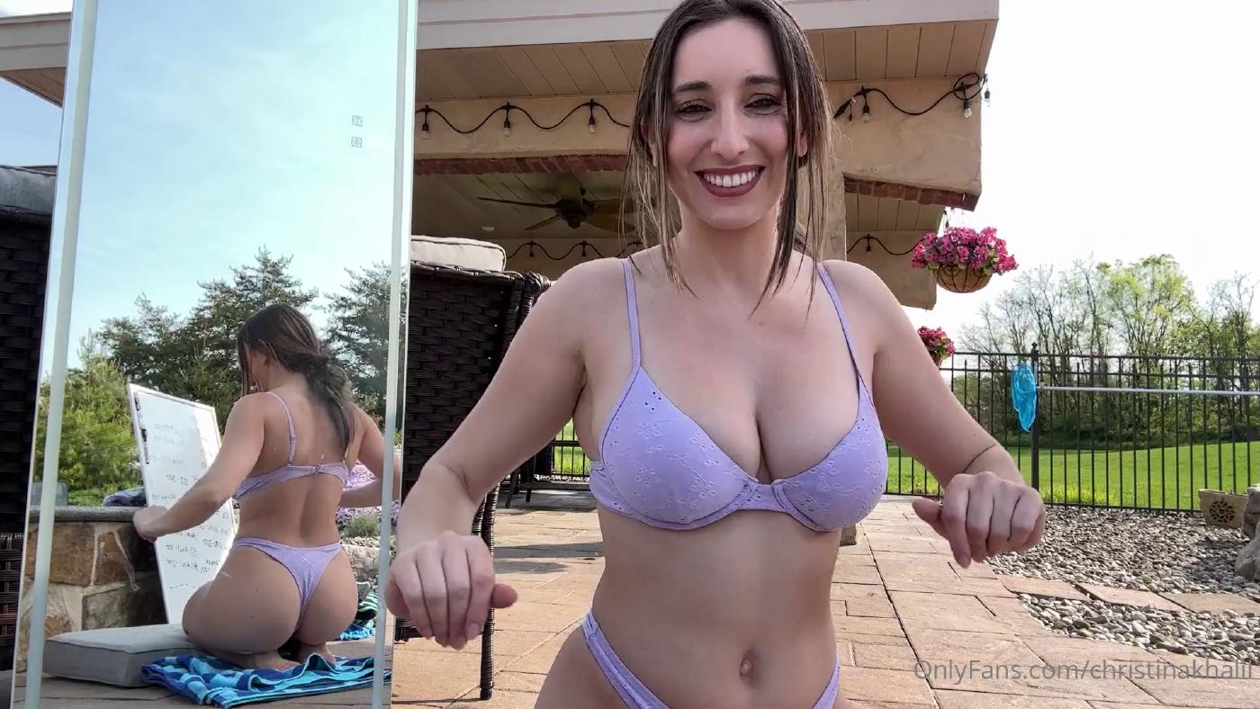 christina khalil nude april onlyfans livestream leaked part 1