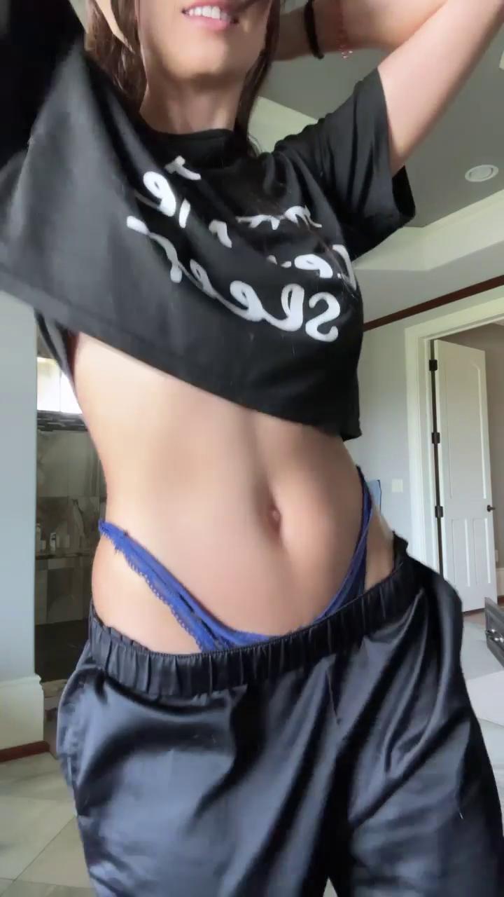 christina khalil sexy dancing thong strip onlyfans video leaked