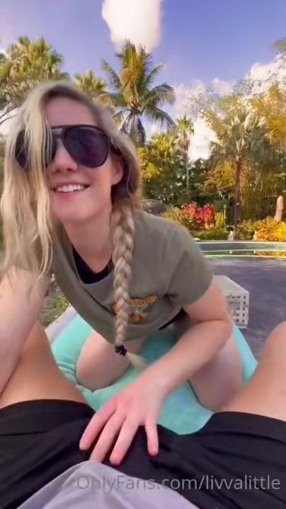 livvalittle nude outdoor butthole tease onlyfans video leaked
