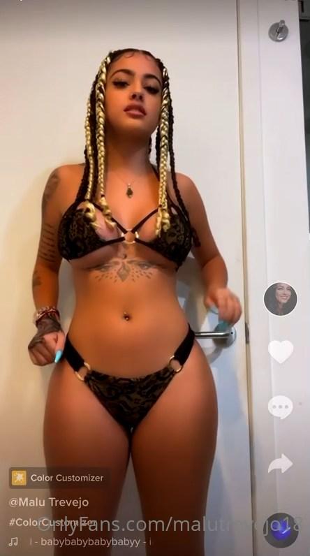 malu trevejo sexy bikini dance onlyfans video leaked gcanai