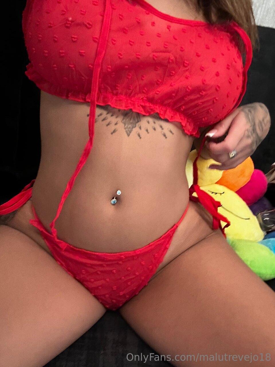 malu trevejo sexy see through red outfit onlyfans set leaked bjhdzn