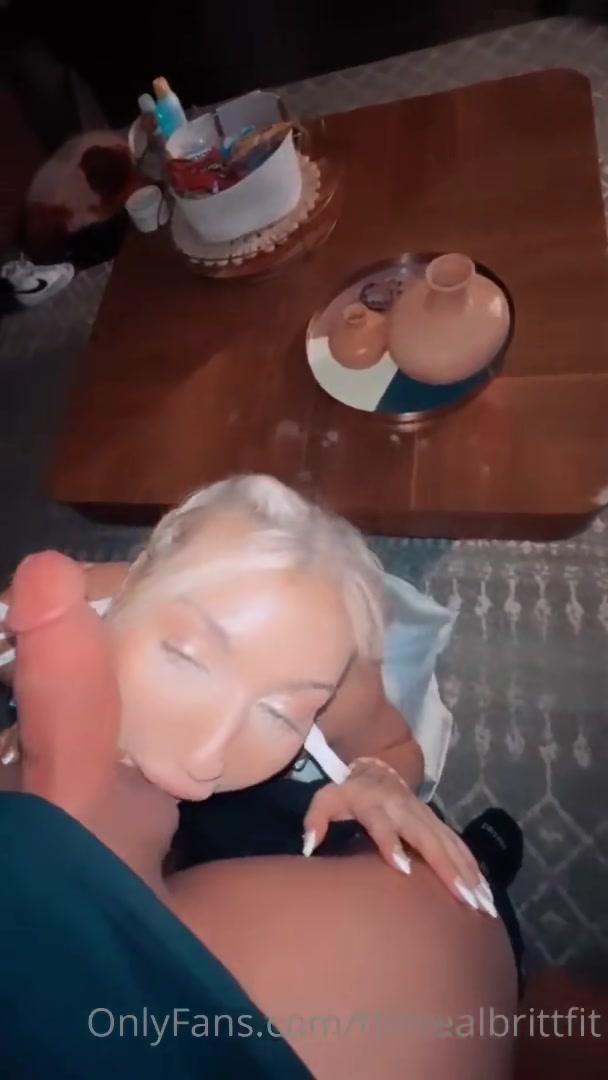 therealbrittfit pov blowjob onlyfans video leaked eookln