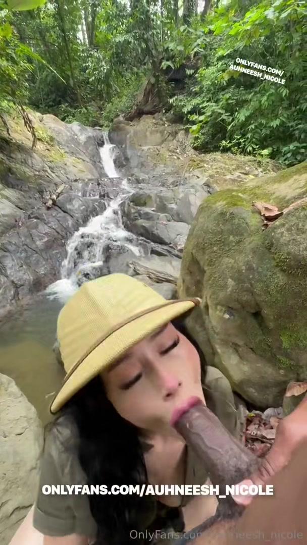 auhneesh nicole outdoor blowjob onlyfans video leaked