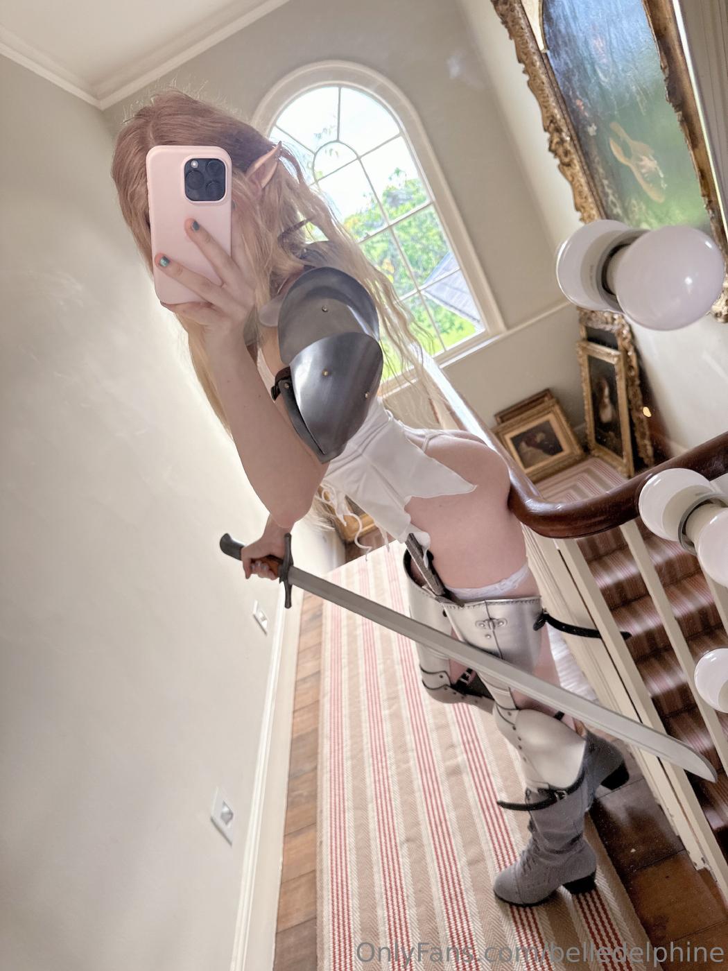belle delphine sexy elf warrior cosplay onlyfans set leaked cmonzp