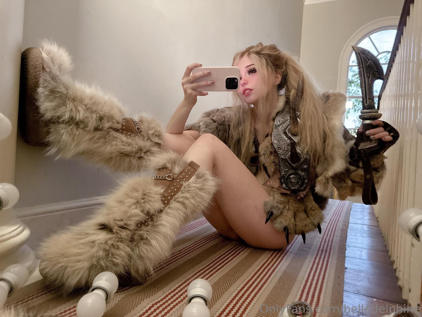 belle delphine sexy viking cosplay onlyfans set leaked bqzlhd