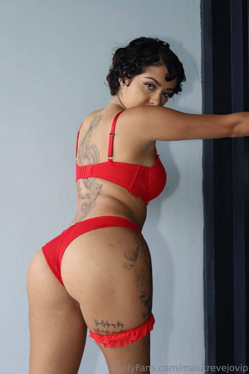 malu trevejo sexy red lingerie onlyfans set leaked rutzfo