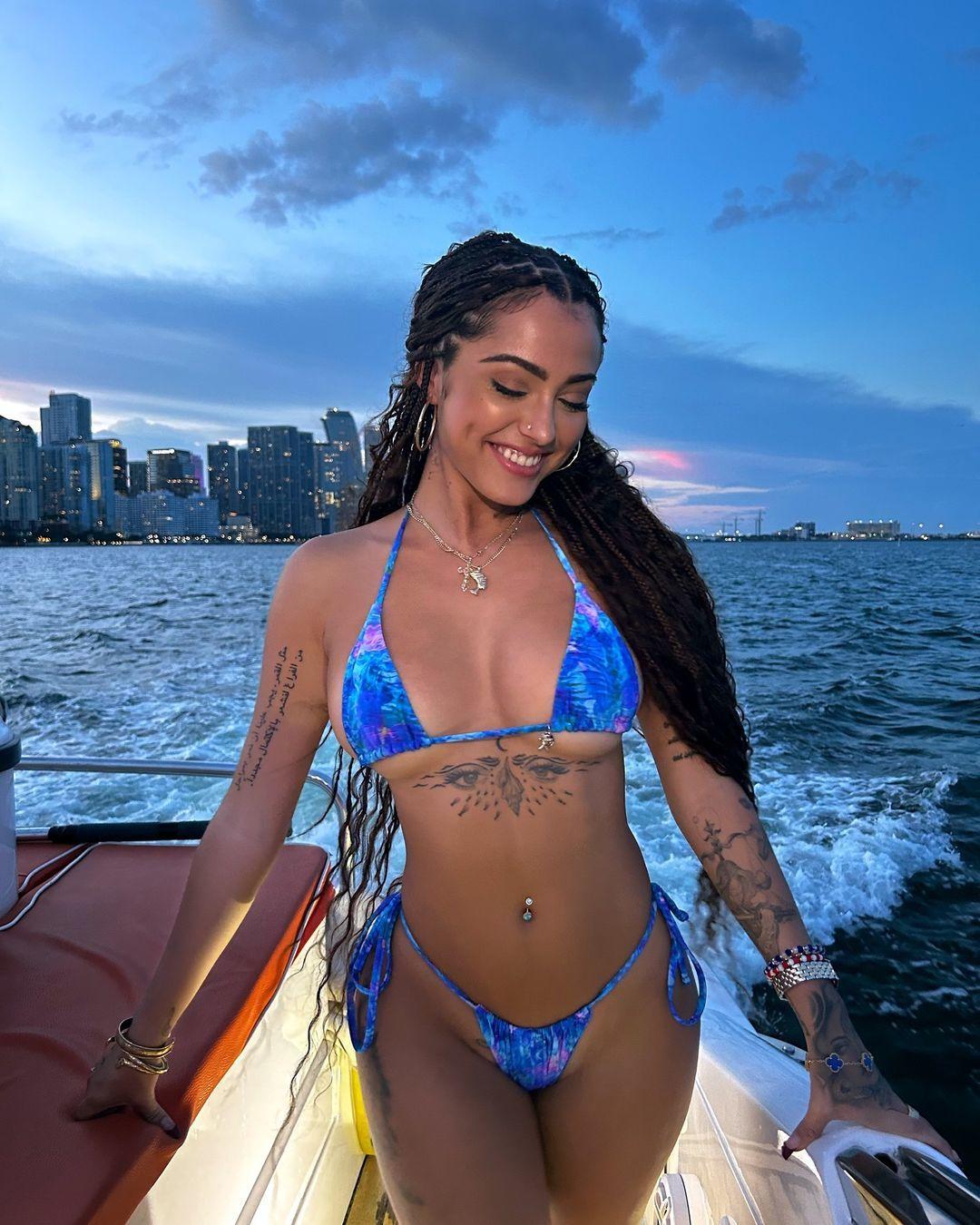 malu trevejo sexy bikini boat onlyfans set leaked urspob