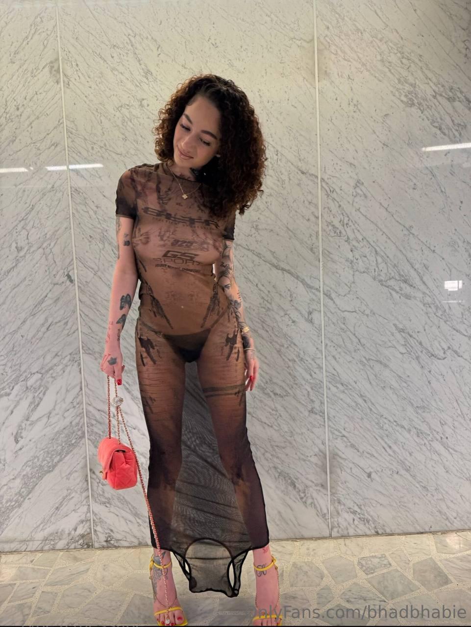 bhad bhabie nude sheer topless dress onlyfans set leaked aemuwe