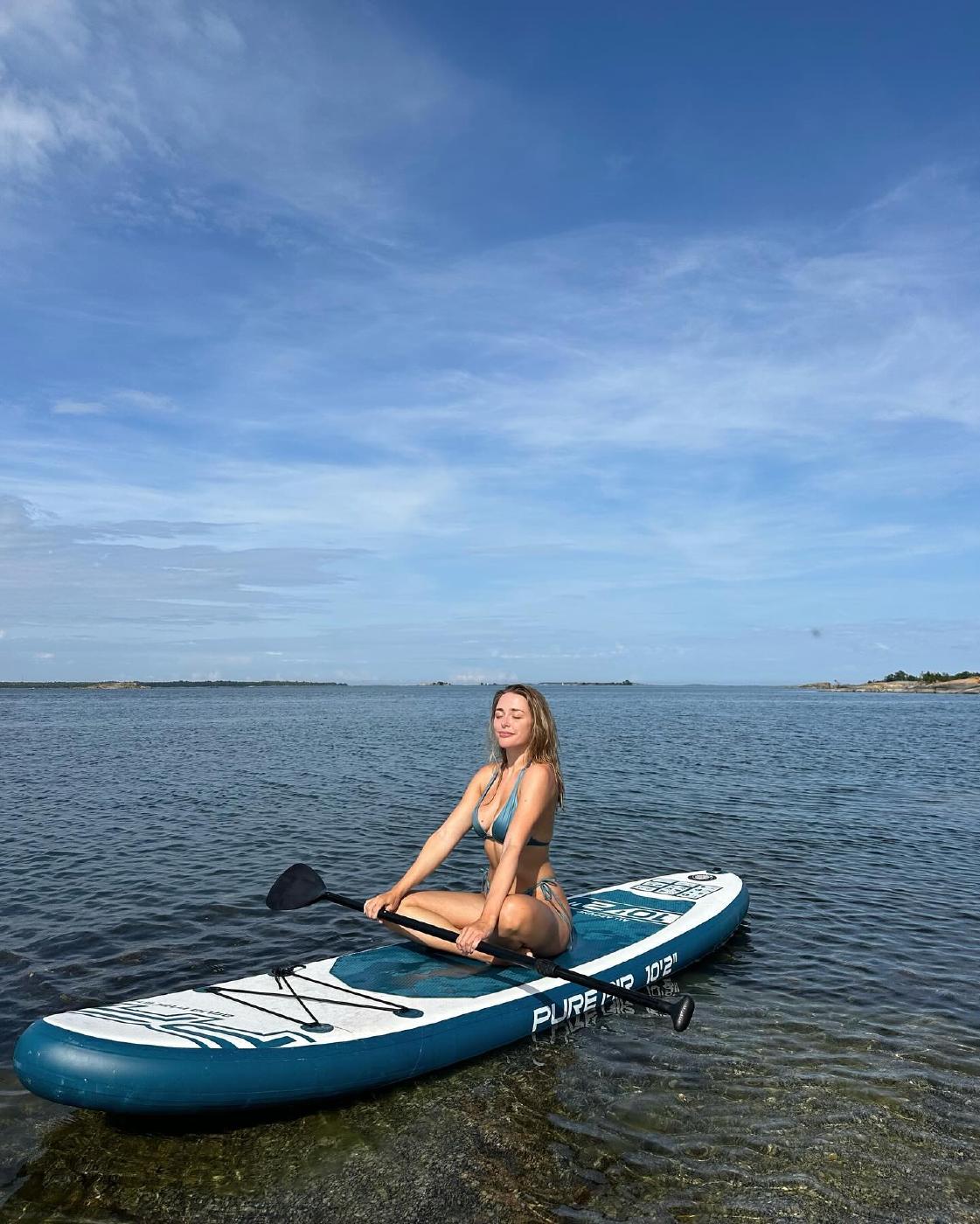 melina goransson sexy bikini paddleboarding onlyfans set leaked tvmcjn