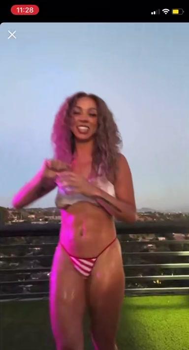 brittany renner nude wet t shirt tits onlyfans video leaked anibpk