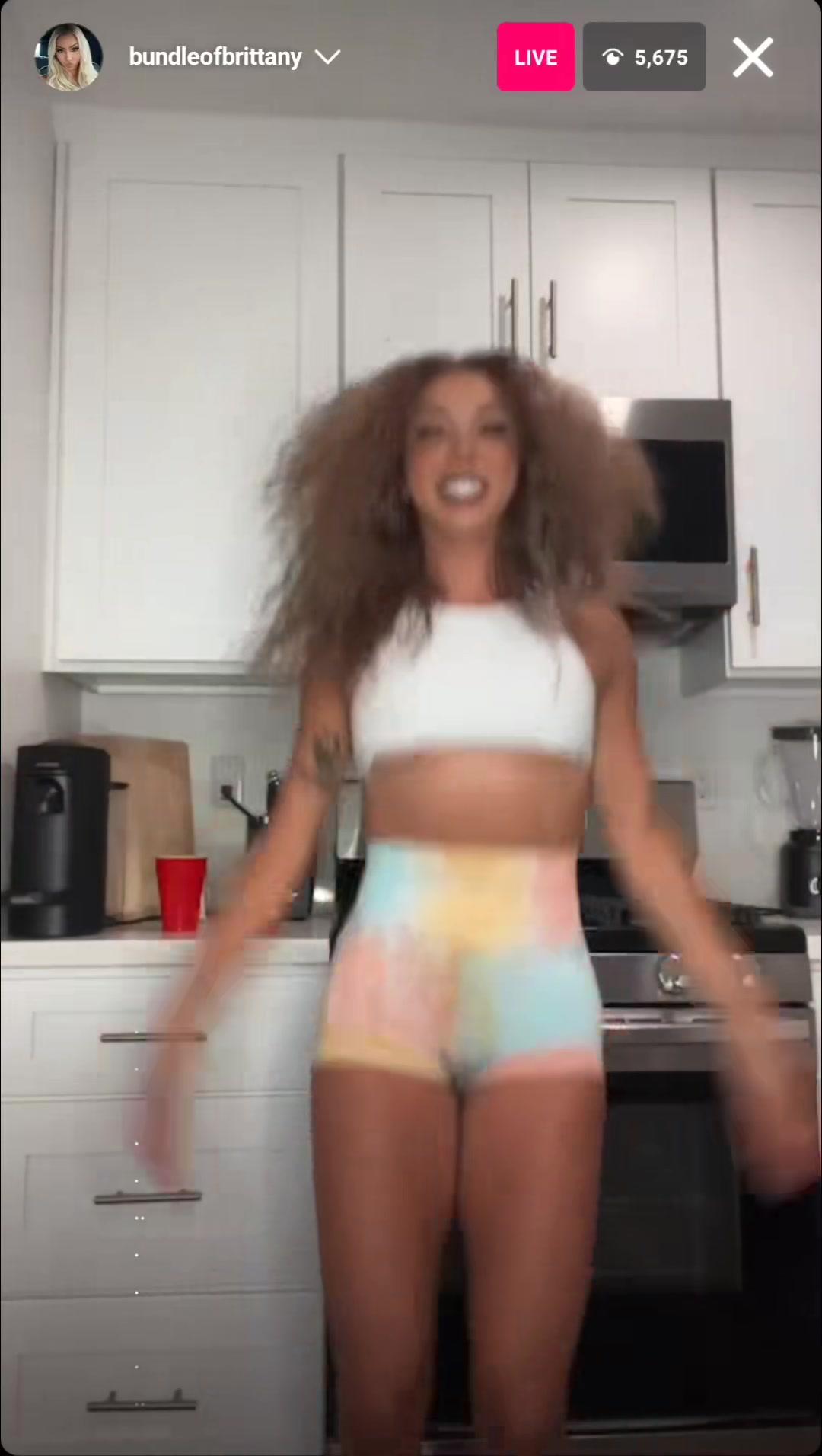 brittany renner talks tits and pussy livestream leaked