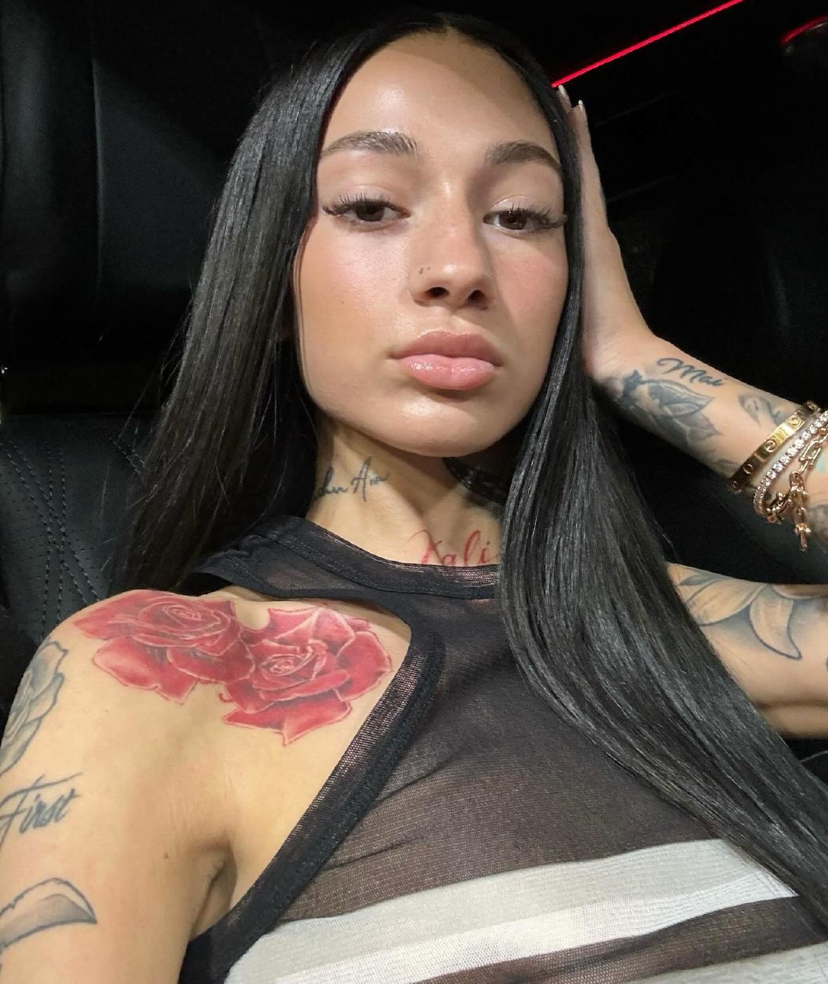 bhad bhabie nude sheer nipple piercing onlyfans set leaked dlnwuz