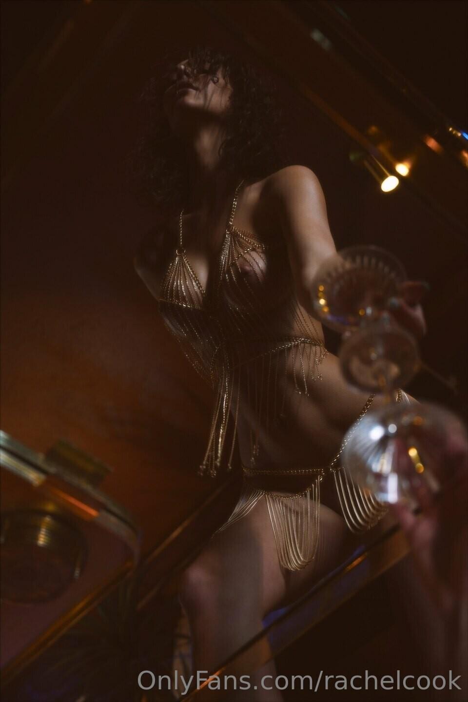 rachel cook nude chain lingerie posing set leaked