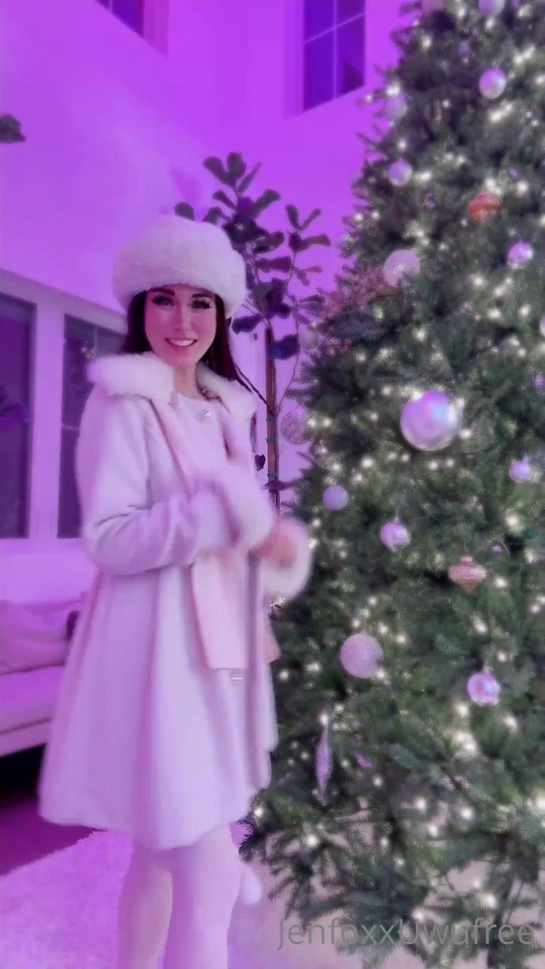 jenfoxx xmas lingerie butthole slip onlyfans video leaked sfcxez influencersgonewild