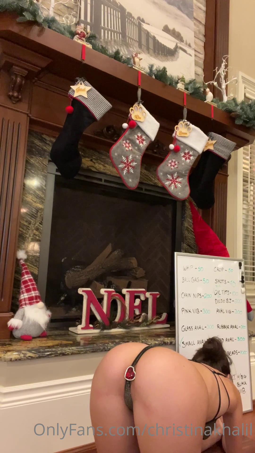 christina khalil xl butt plug december onlyfans livestream leaked pbomyj influencersgonewild