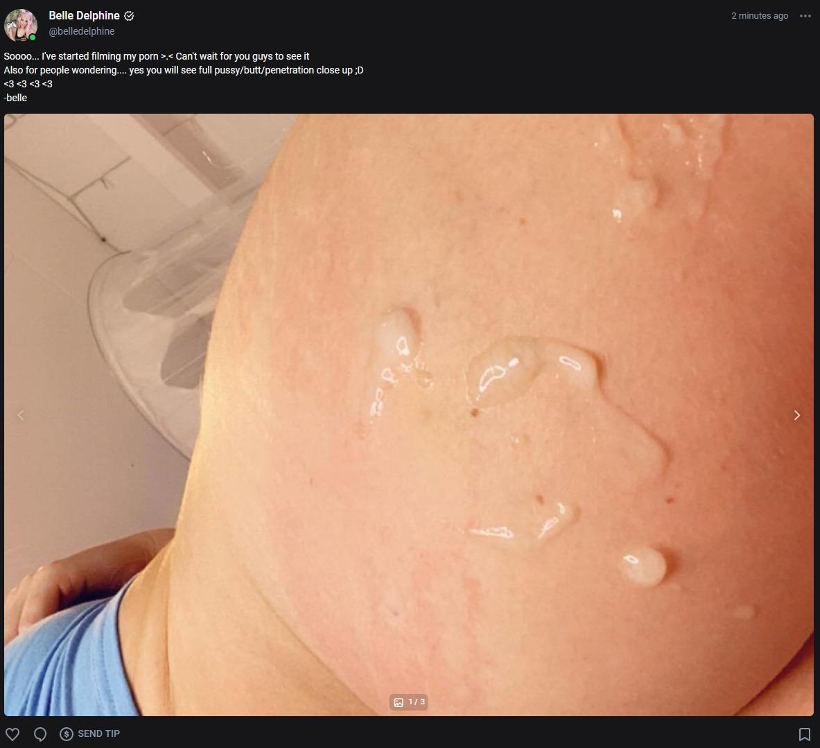 belle delphine filming porn video onlyfans set leaked bfodyu influencersgonewild